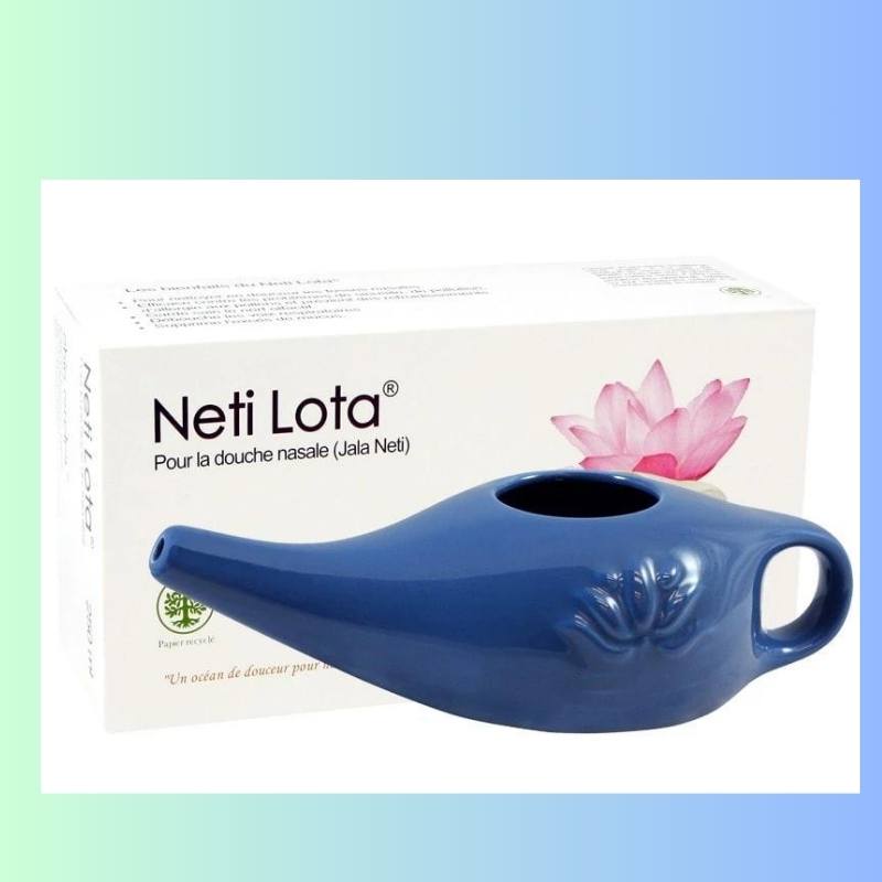 Lota nasal de porcelana- yoga