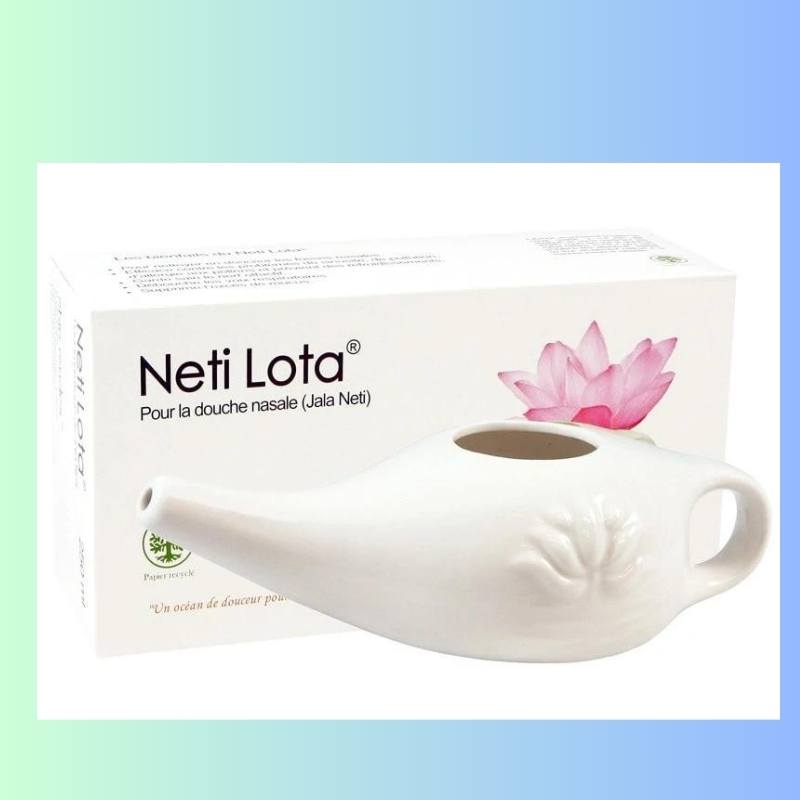 Lota nasal de porcelana- yoga