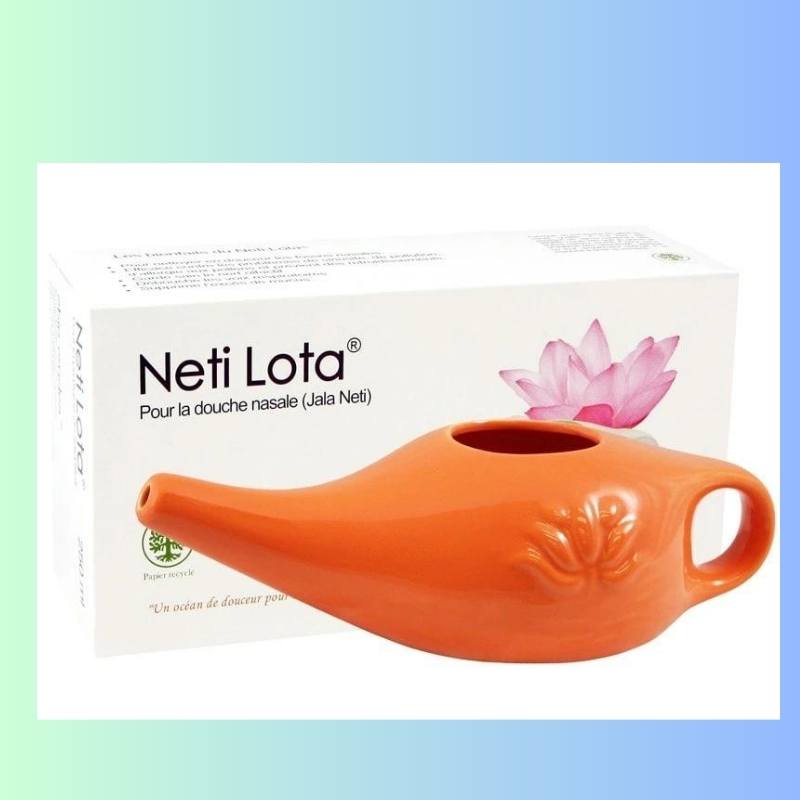 Lota nasal de porcelana- yoga