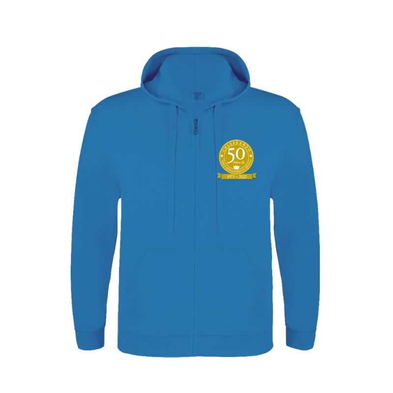 Sudadera con capucha y cremallera