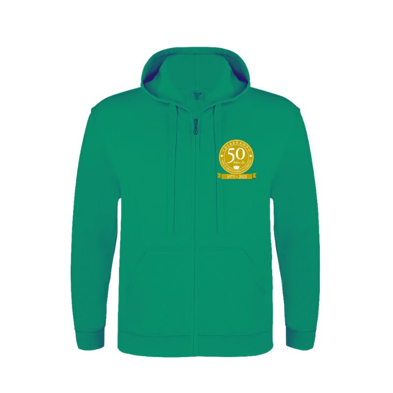 Sudadera con capucha y cremallera